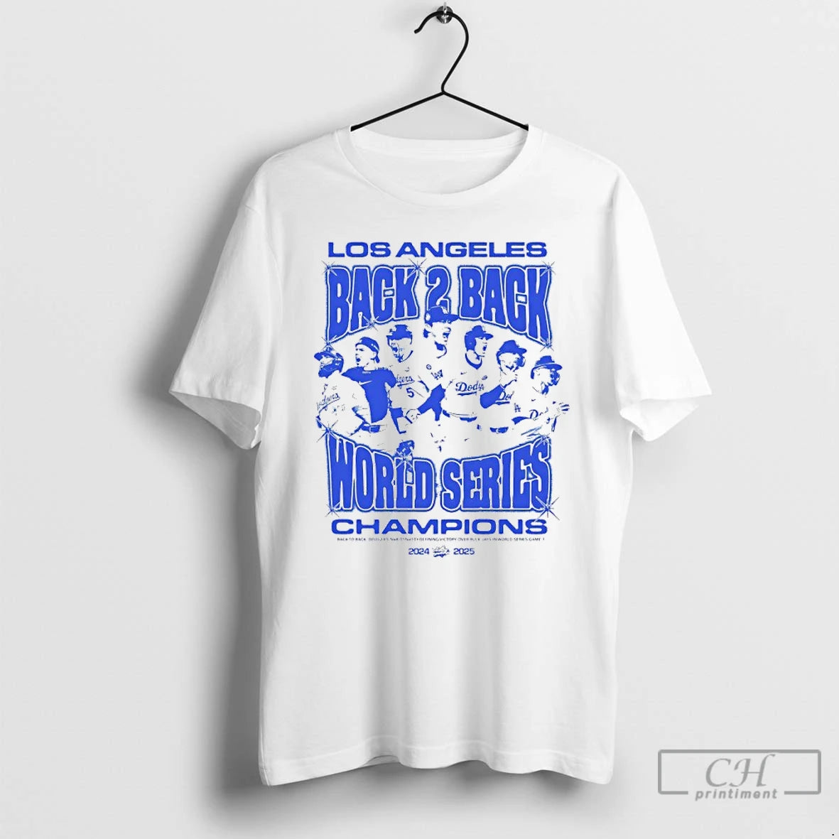 Classic Los Angeles Back 2 Back World Series Champions 2024 2025 Shirt Hoodie Sweatshirt | PurePodTees.com