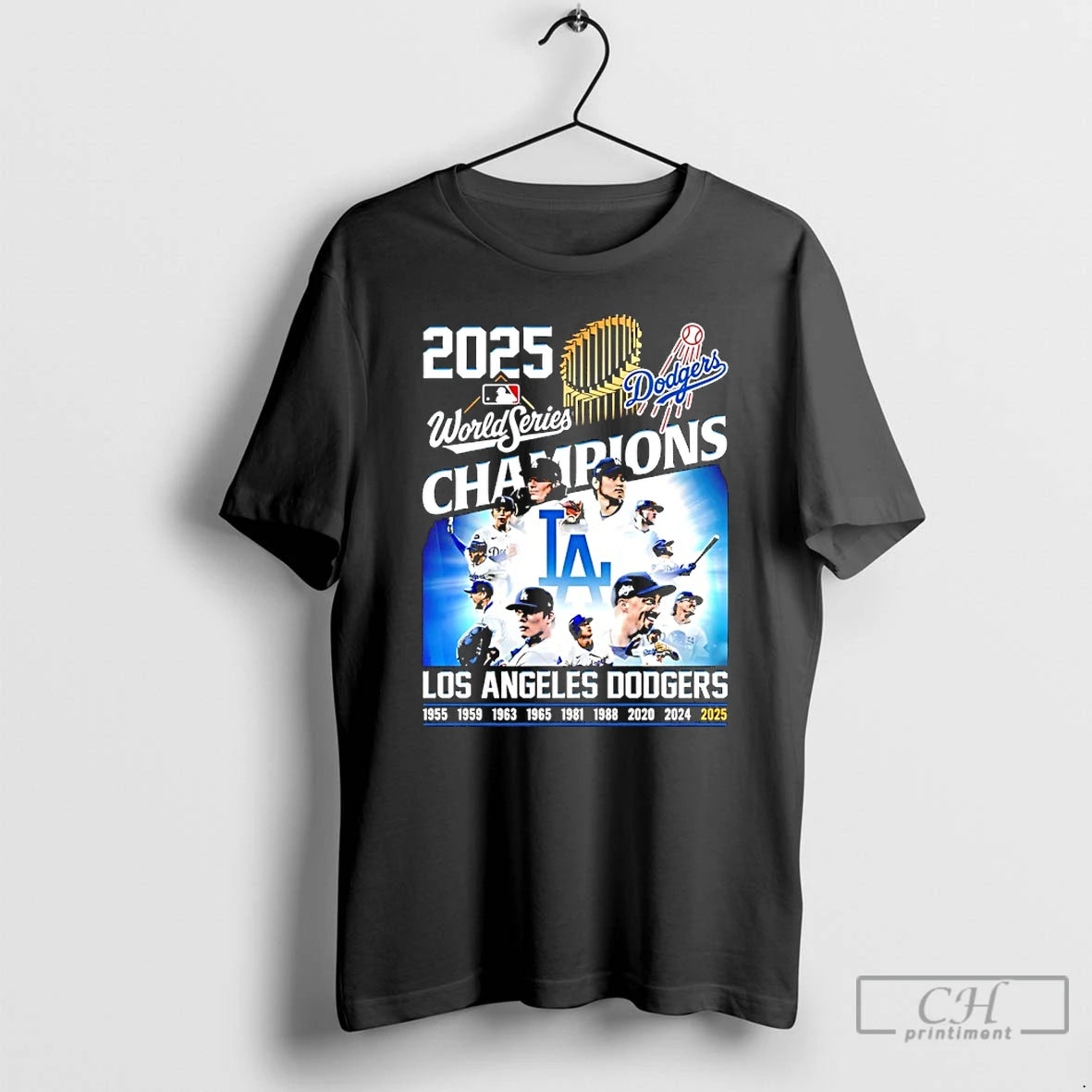 Classic Los Angeles Baseball World Series Champions 2025 All Team T Shirts Hoodie Sweatshirt | PurePodTees.com