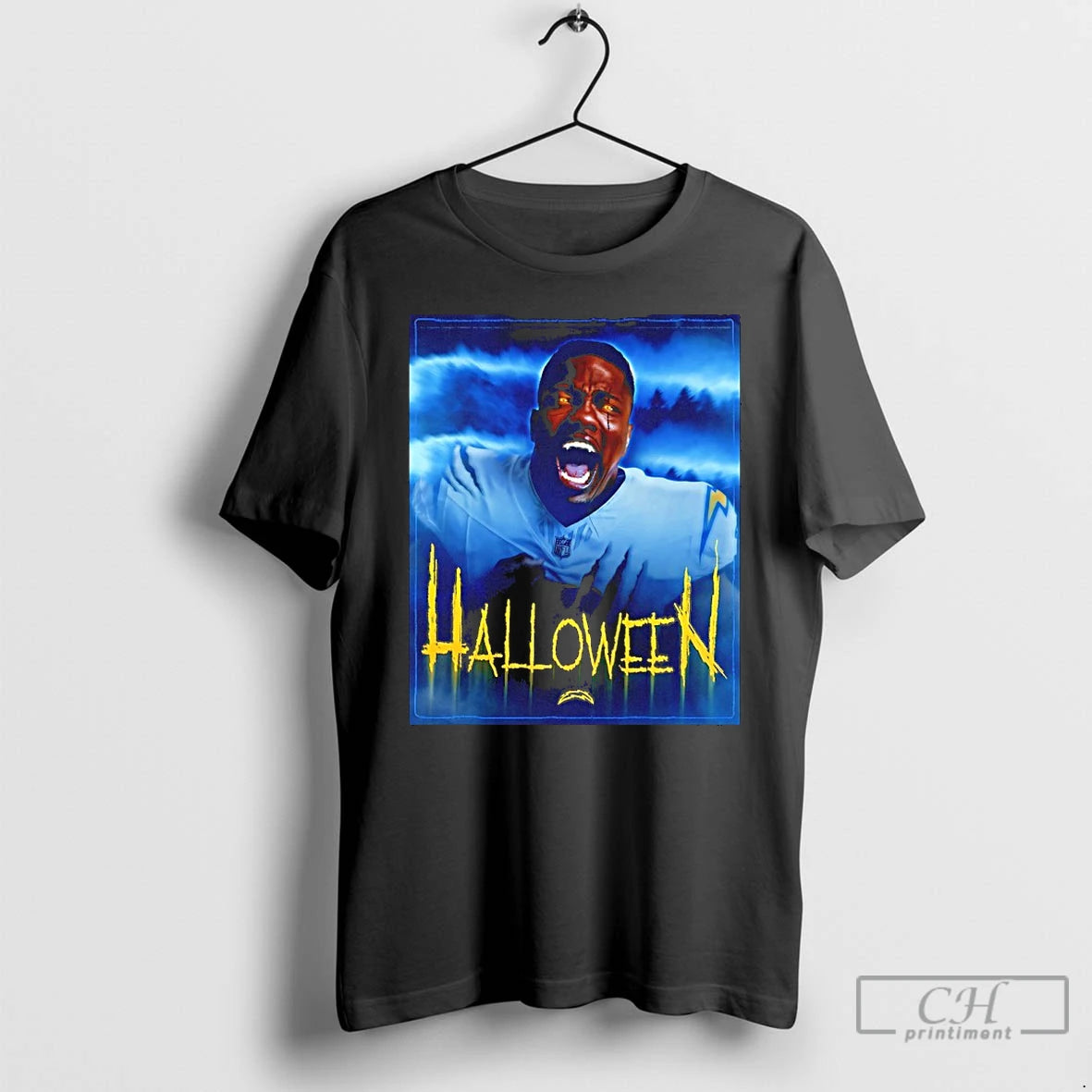 Classic Los Angeles Chargers Happy Halloween 2025 T Shirts Hoodie Sweatshirt | PurePodTees.com