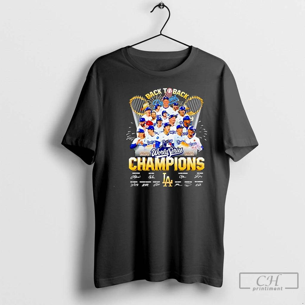 Classic Los Angeles Dodgers 2024 2025 World Series Champions Back2back Graphic Christmas T Shirts Hoodie Sweatshirt