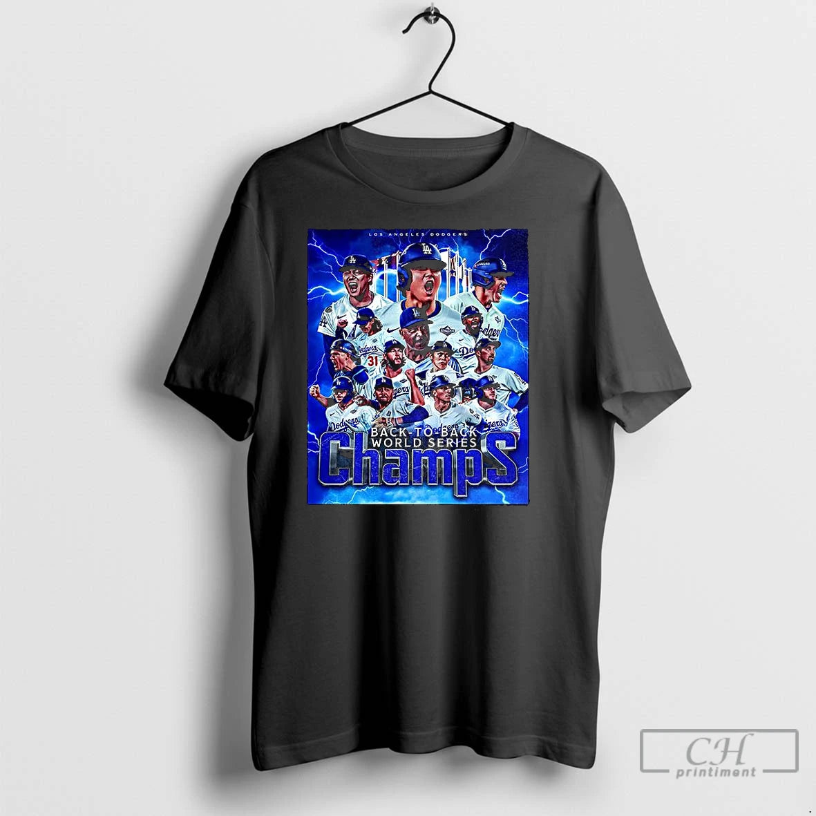 Classic Los Angeles Dodgers 2025 Back To Back World Series Champions Team Shirt Hoodie Sweatshirt | PurePodTees.com