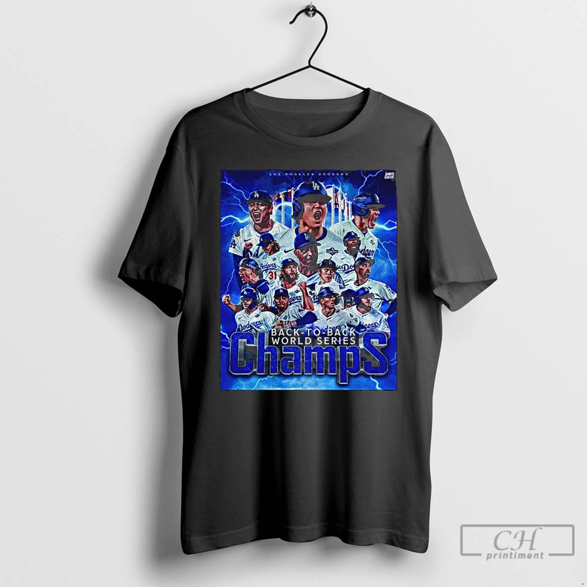 Classic Los Angeles Dodgers 2025 Champs World Series Hands Up T Shirts Hoodie Sweatshirt | PurePodTees.com