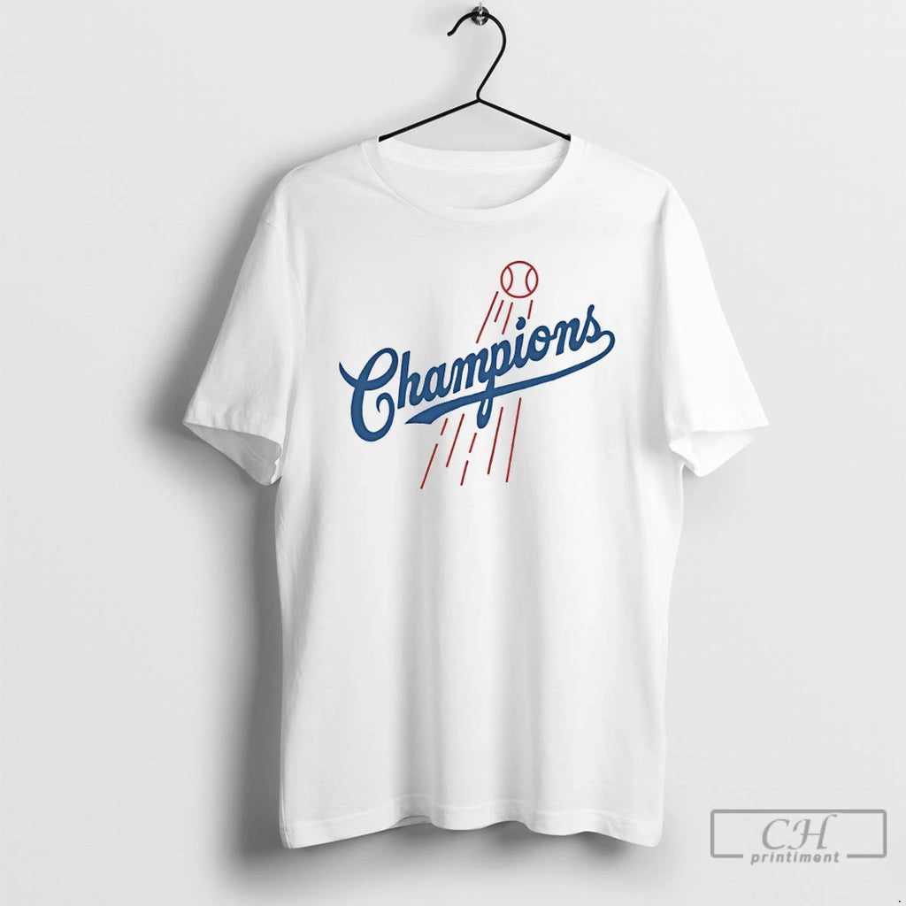 Classic Los Angeles Dodgers 2025 World Champions Parody Logo T Shirts Hoodie Sweatshirt | PurePodTees.com