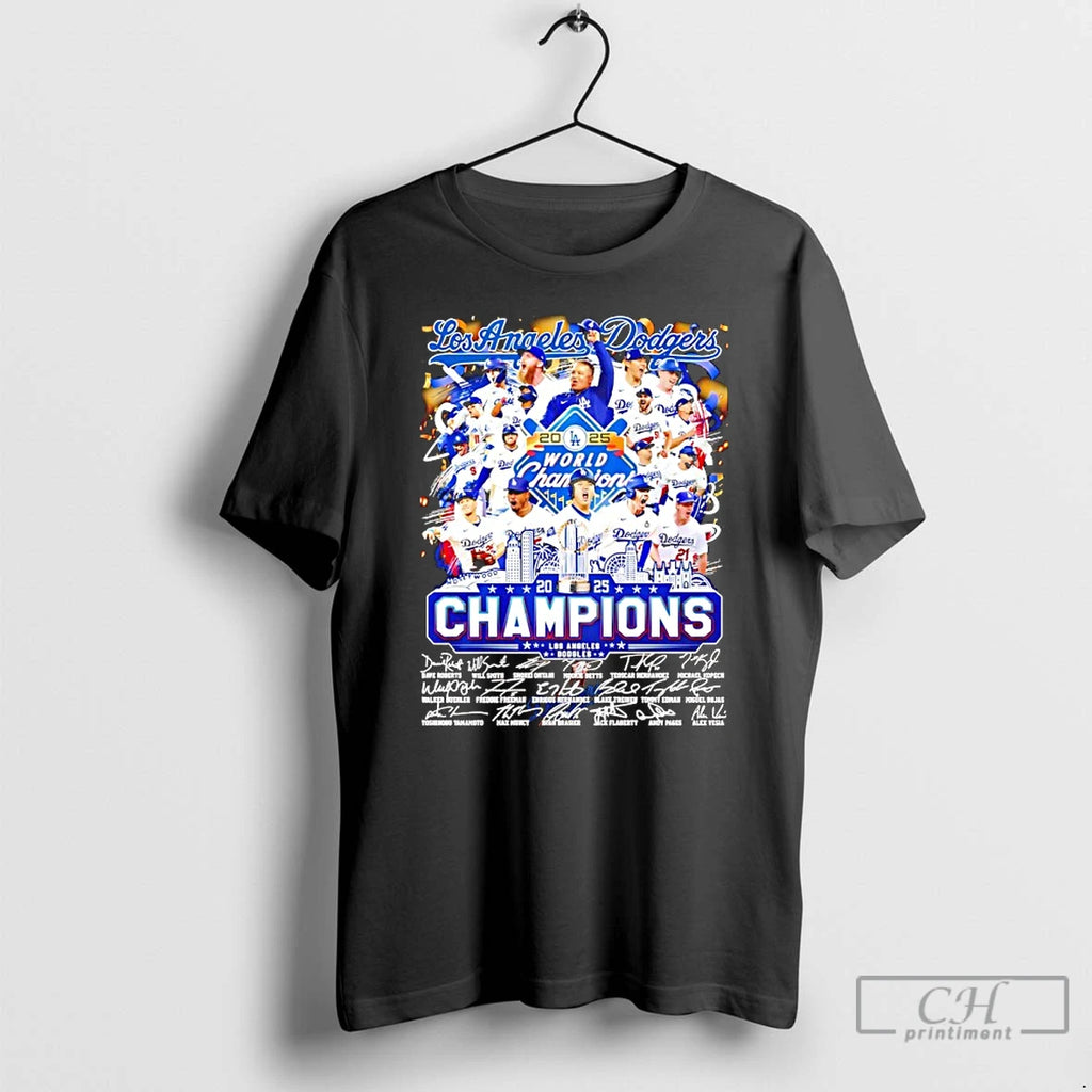 Classic Los Angeles Dodgers 2025 World Series Champions 8 Time In 2024 Firework T Shirts Hoodie Sweatshirt | PurePodTees.com