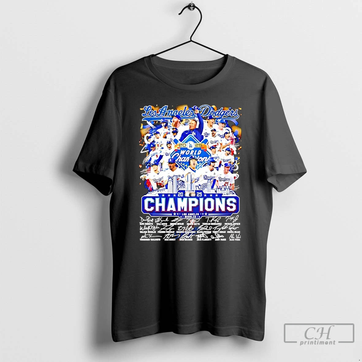 Classic Los Angeles Dodgers 2025 World Series Champions 8 Time In 2024 Firework T Shirts Hoodie Sweatshirt | PurePodTees.com