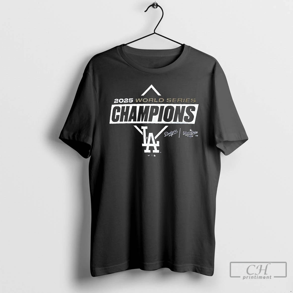 Classic Los Angeles Dodgers 2025 World Series Champions Team Logo Long Sleve T Shirts Hoodie Sweatshirt | PurePodTees.com