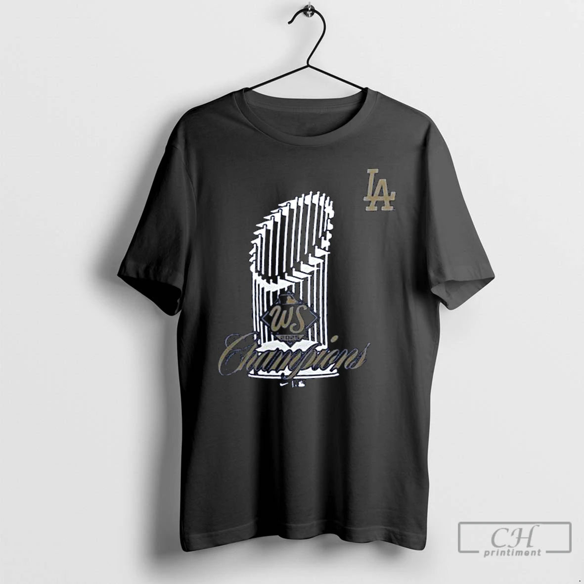 Classic Los Angeles Dodgers 2025 World Series Champions Trophy Long Sleve T Shirts Hoodie Sweatshirt | PurePodTees.com