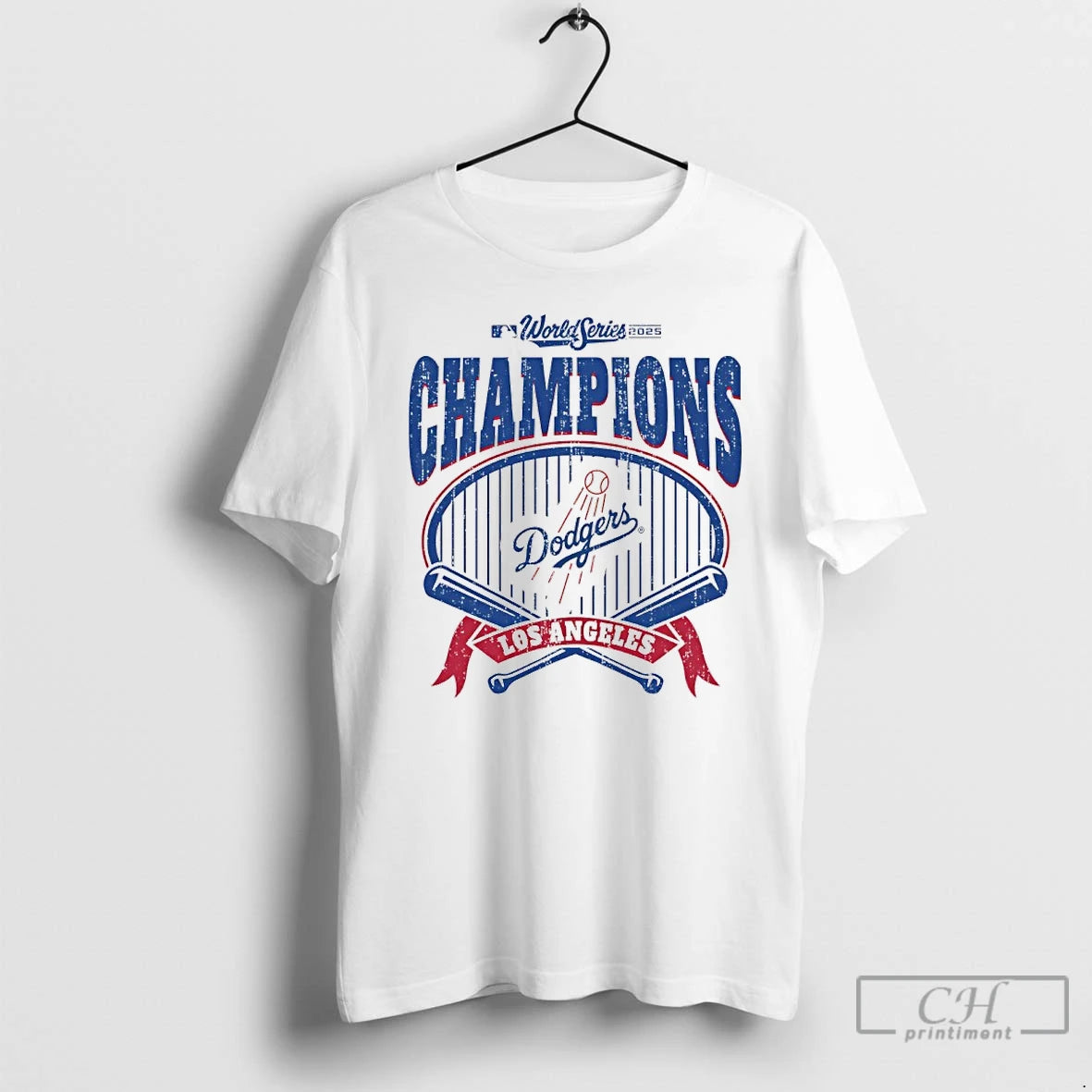 Classic Los Angeles Dodgers 2025 World Series Champions Baseball Bats Crossed T Shirts Hoodie Sweatshirt | PurePodTees.com