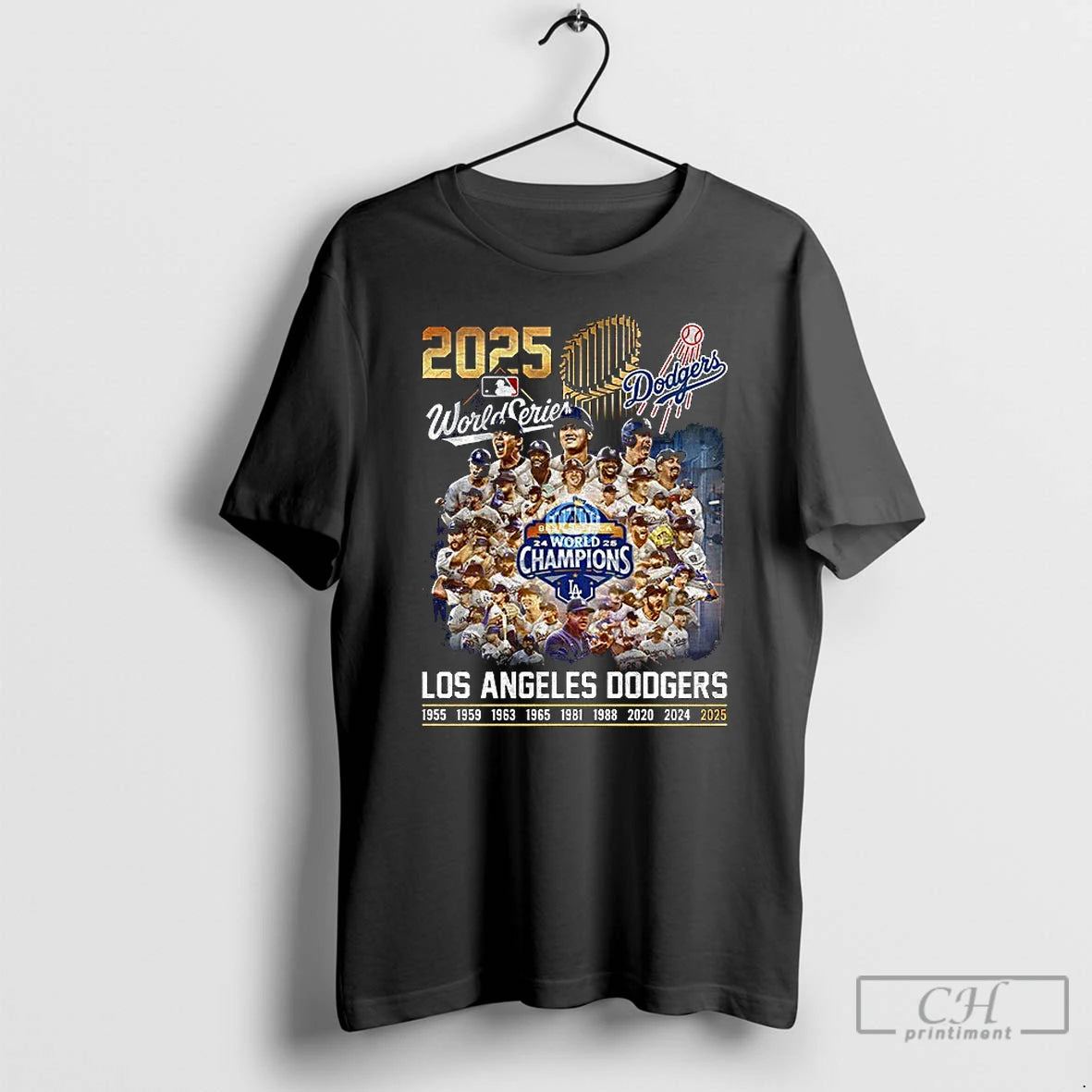 Classic Los Angeles Dodgers 9x World Series 1955 2025 Legend Forevers T Shirts Hoodie Sweatshirt | PurePodTees.com