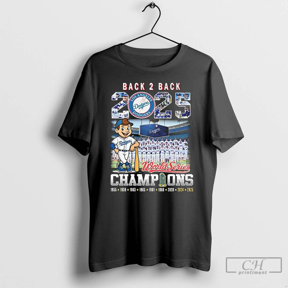 Classic Los Angeles Dodgers Back To Back World Series Champions 2025 Long Sleve T Shirts Hoodie Sweatshirt | PurePodTees.com
