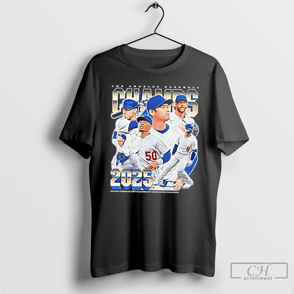 Classic Los Angeles Dodgers Baseball Shohei Ohtani And Players 2025 Champs Vintage T Shirts Hoodie Sweatshirt