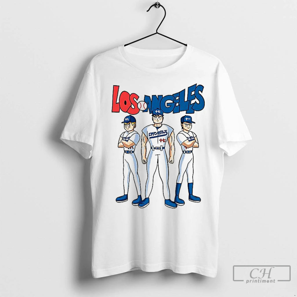 Classic Los Angeles Dodgers Baseball Z X Dragonball Anime Player Shirt Hoodie Sweatshirt | PurePodTees.com