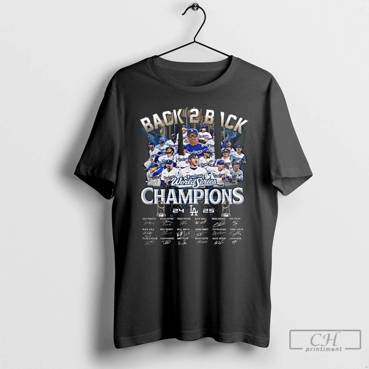 Classic Los Angeles Dodgers Celebration Back 2 Back World Series Champions Long Sleve T Shirts Hoodie Sweatshirt