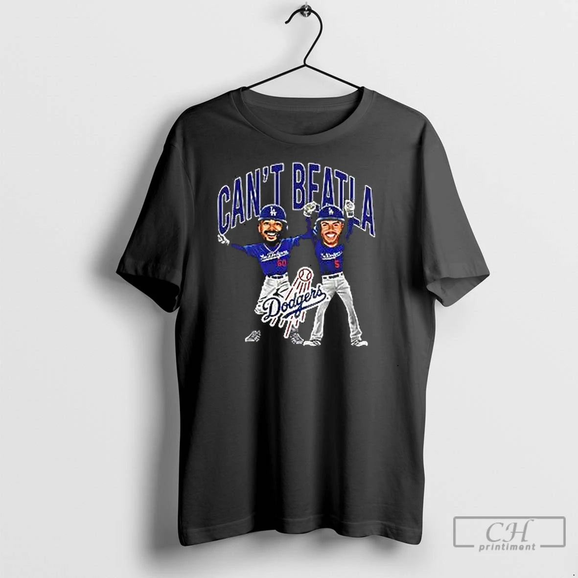 Classic Los Angeles Dodgers Merch Dodgers Celebration Dance Cartoon Shirt Hoodie Sweatshirt | PurePodTees.com