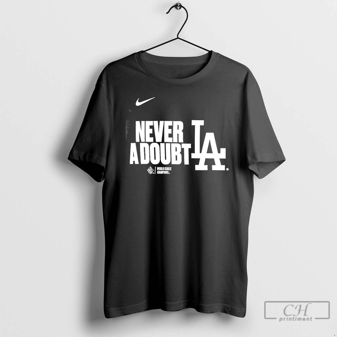 Classic Los Angeles Dodgers Never A Doubt 2025 World Series Champions Batting Cleanup T Shirts Hoodie Sweatshirt