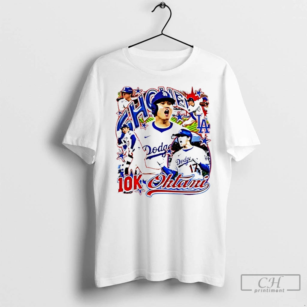 Classic Los Angeles Dodgers Shohei Ohtani 10k Shirt Hoodie Sweatshirt | PurePodTees.com