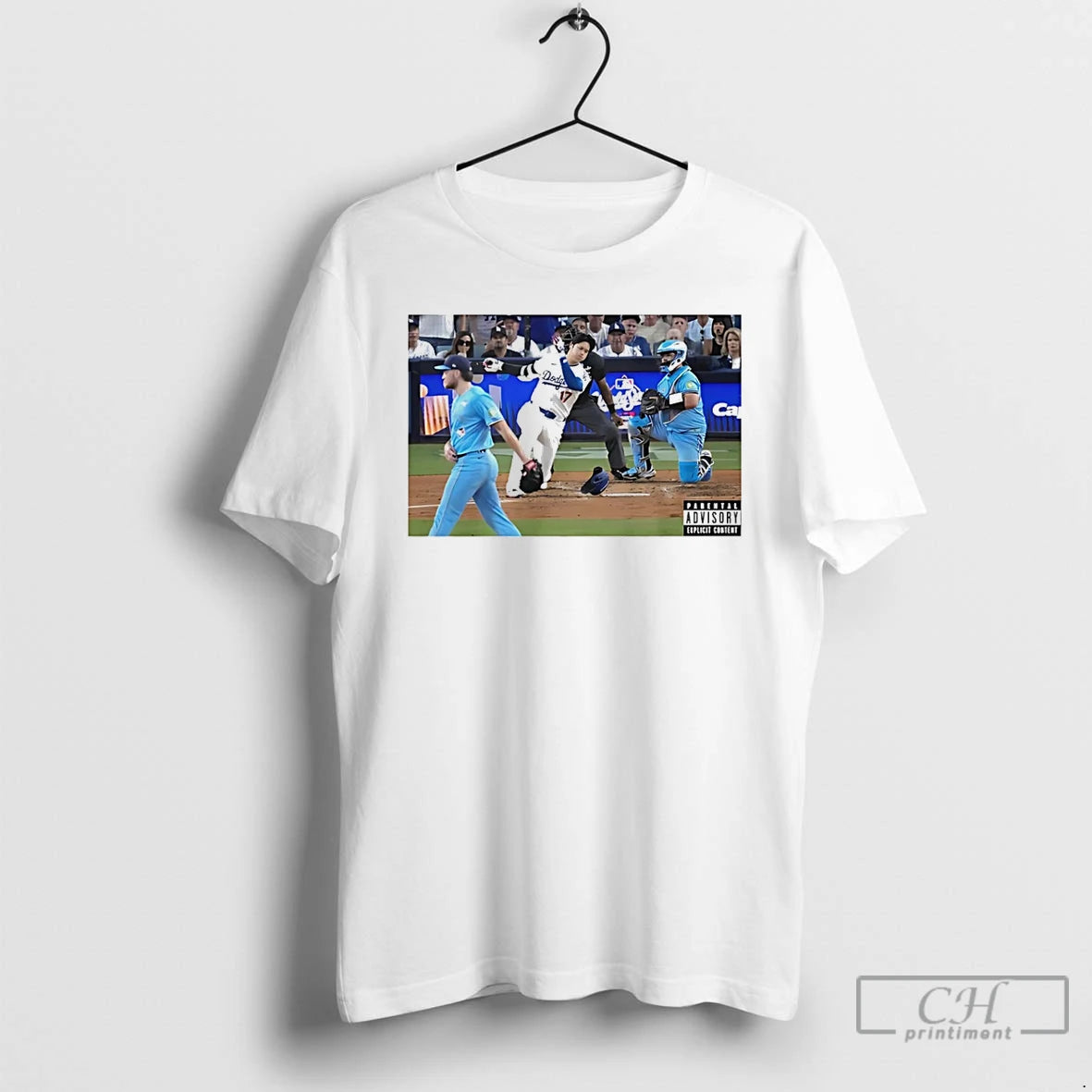 Classic Los Angeles Dodgers Vs Toronto Blue Jays Outstanding Painting T Shirts Hoodie Sweatshirt | PurePodTees.com