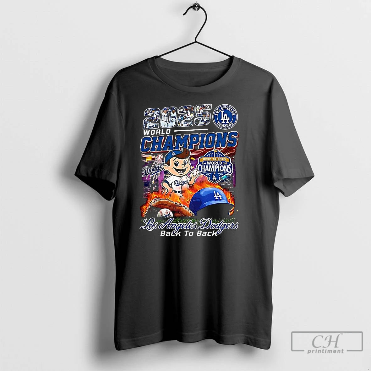 Classic Los Angeles Dodgers World Champions 2025 Back To Back Baseball Gloves Helmet Shirt Hoodie Sweatshirt