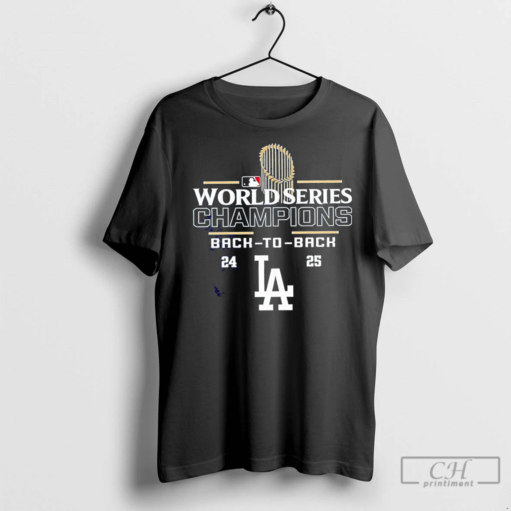 Classic Los Angeles Dodgers World Series Champions Back To Back 2025 Shirt Hoodie Sweatshirt | PurePodTees.com