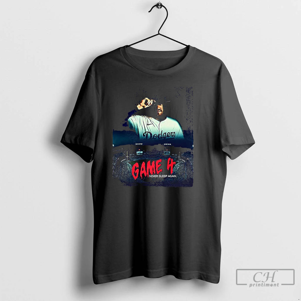 Classic Los Angeles Dodgers Game 4 Never Sleep Again T Shirts Hoodie Sweatshirt | PurePodTees.com