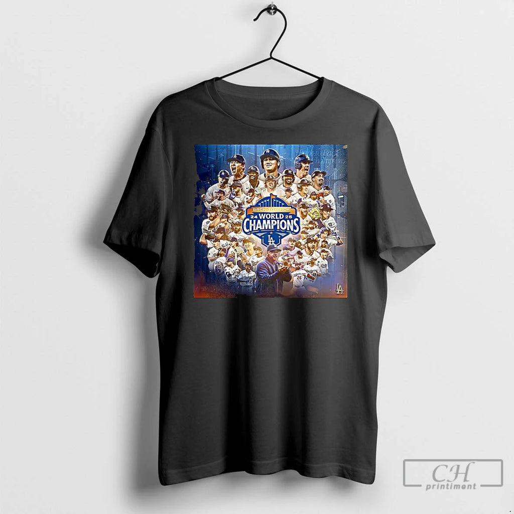 Classic Los Angeles Dodgers Team Are Back To Back World Series Champions 2025 Shirt Hoodie Sweatshirt | PurePodTees.com