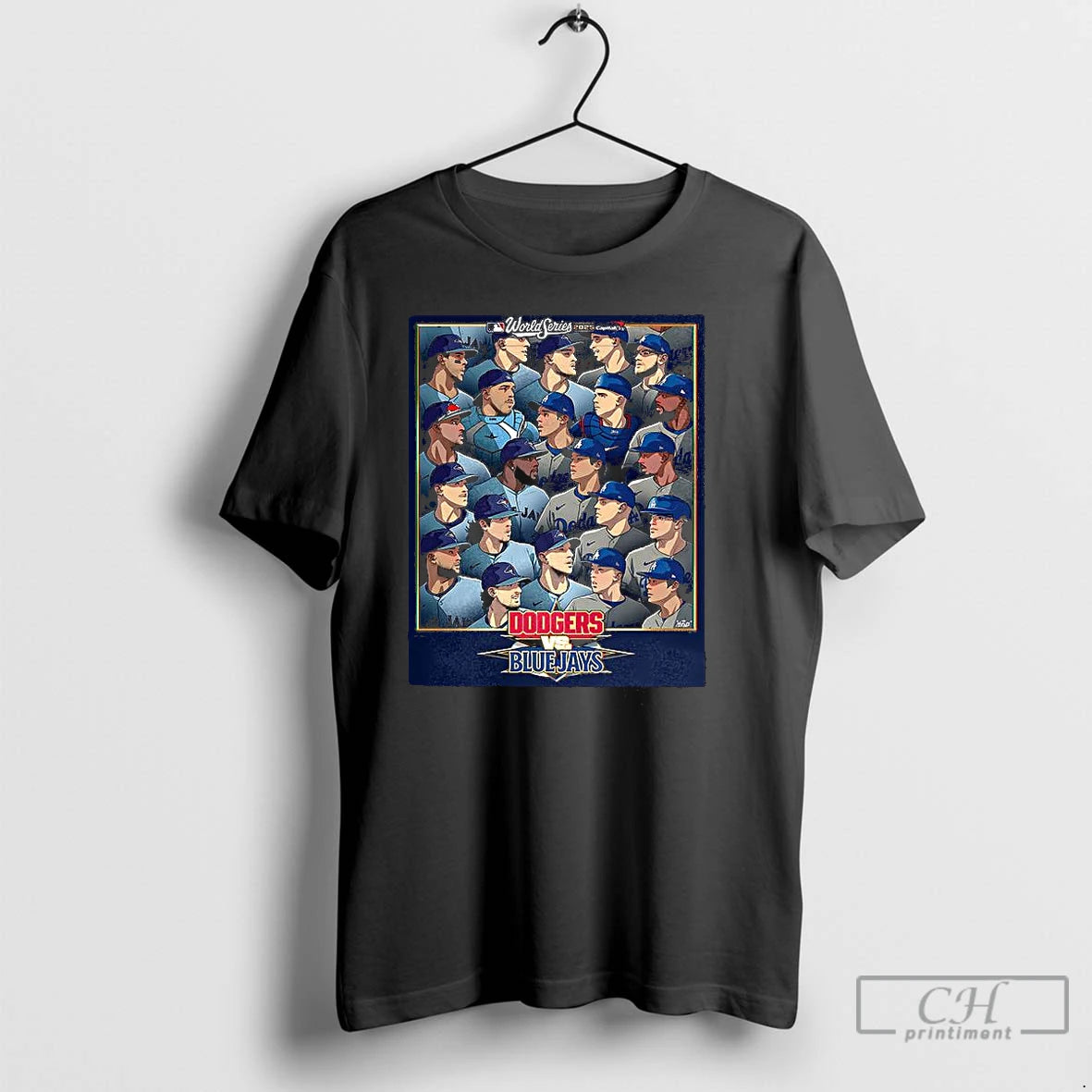 Classic Los Angeles Dodgers Vs Toronto Blue Jays World Series Cartoon T Shirts Hoodie Sweatshirt | PurePodTees.com