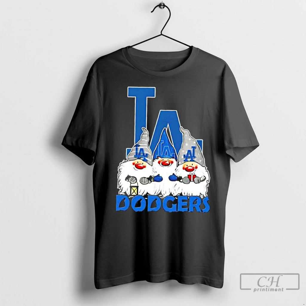 Classic Los Angeles Dodgers X Gnomes Xmas Christmas Shirt Hoodie Sweatshirt | PurePodTees.com
