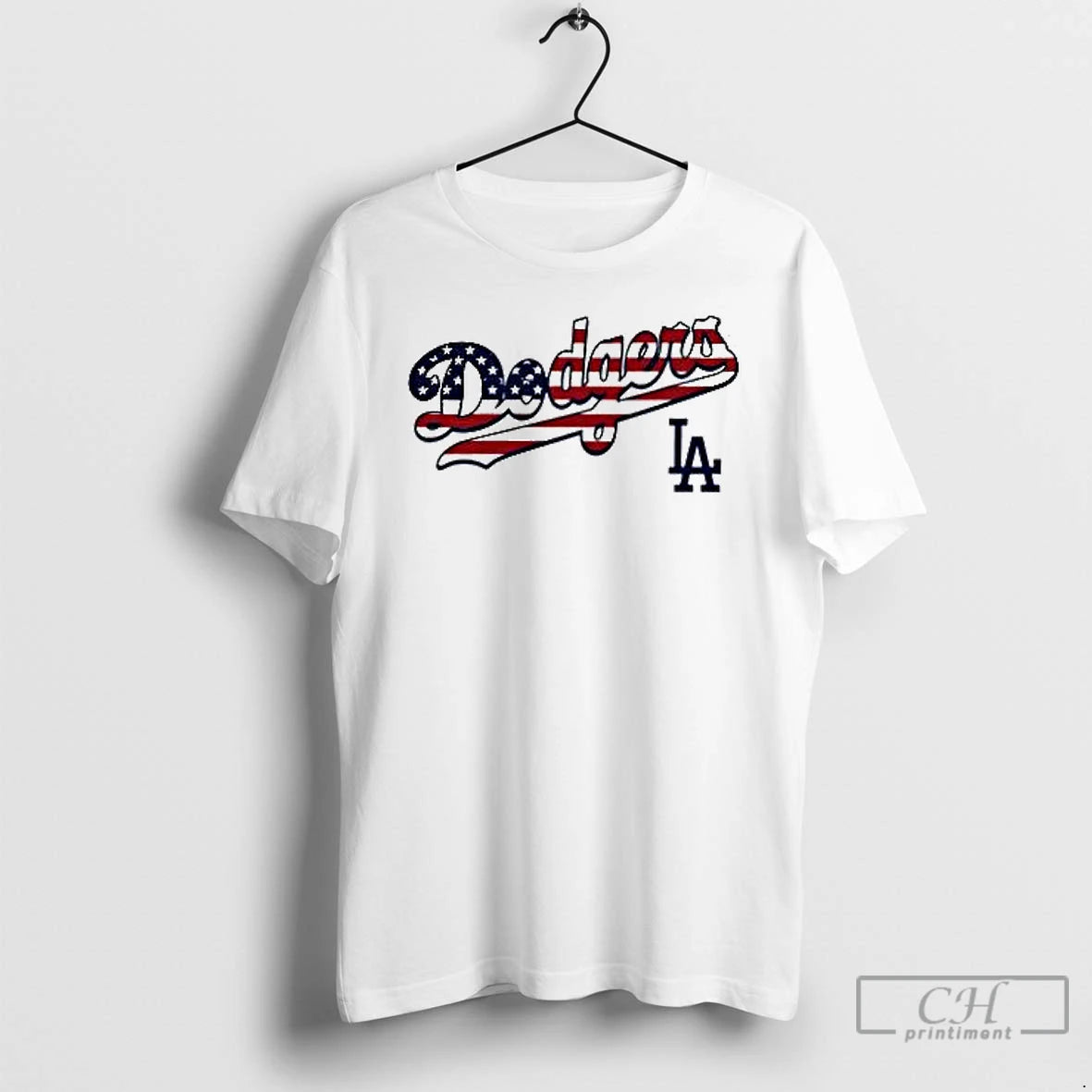 Classic Los Angeles Dodgers X Independence Day Baseball Mlb T Shirts Hoodie Sweatshirt | PurePodTees.com