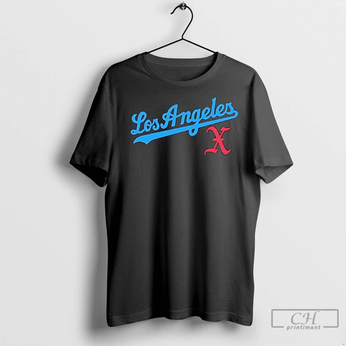 Classic Los Angeles Letters Graphic Shirt Hoodie Sweatshirt | PurePodTees.com