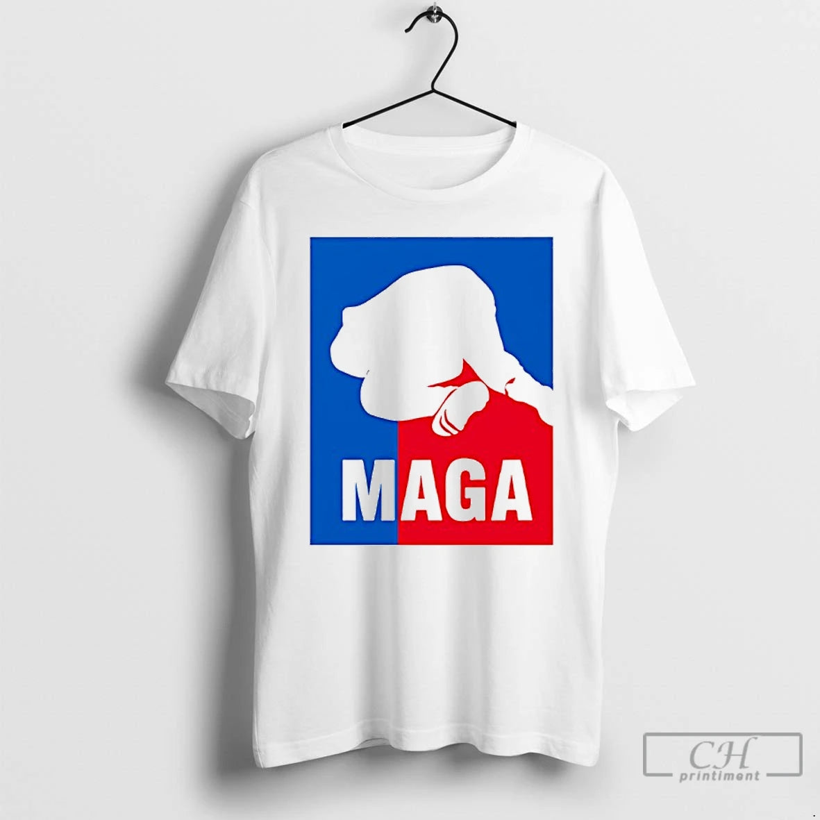 Classic Loudmouth Face Plant Maga Caricature T Shirts Hoodie Sweatshirt | PurePodTees.com