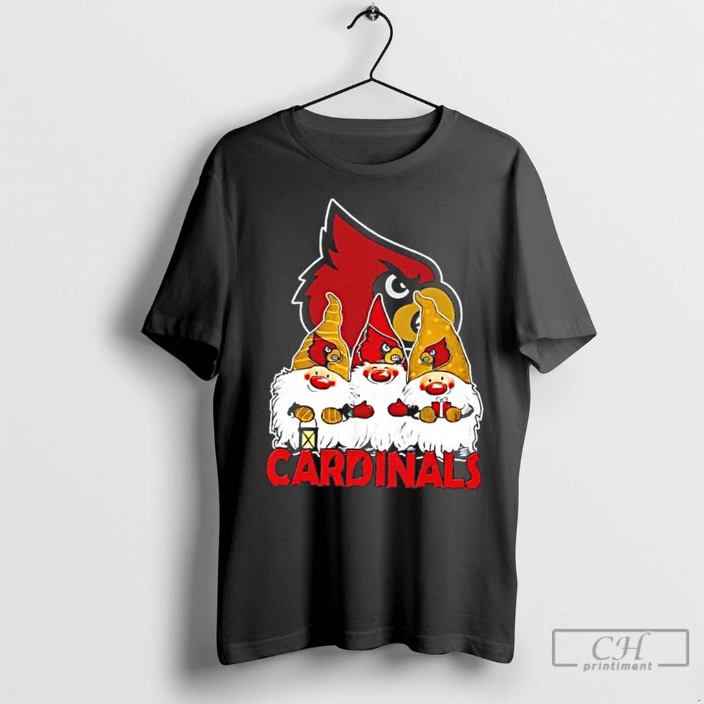 Classic Louisville Cardinals X Gnomes Xmas Christmas Shirt Hoodie Sweatshirt | PurePodTees.com