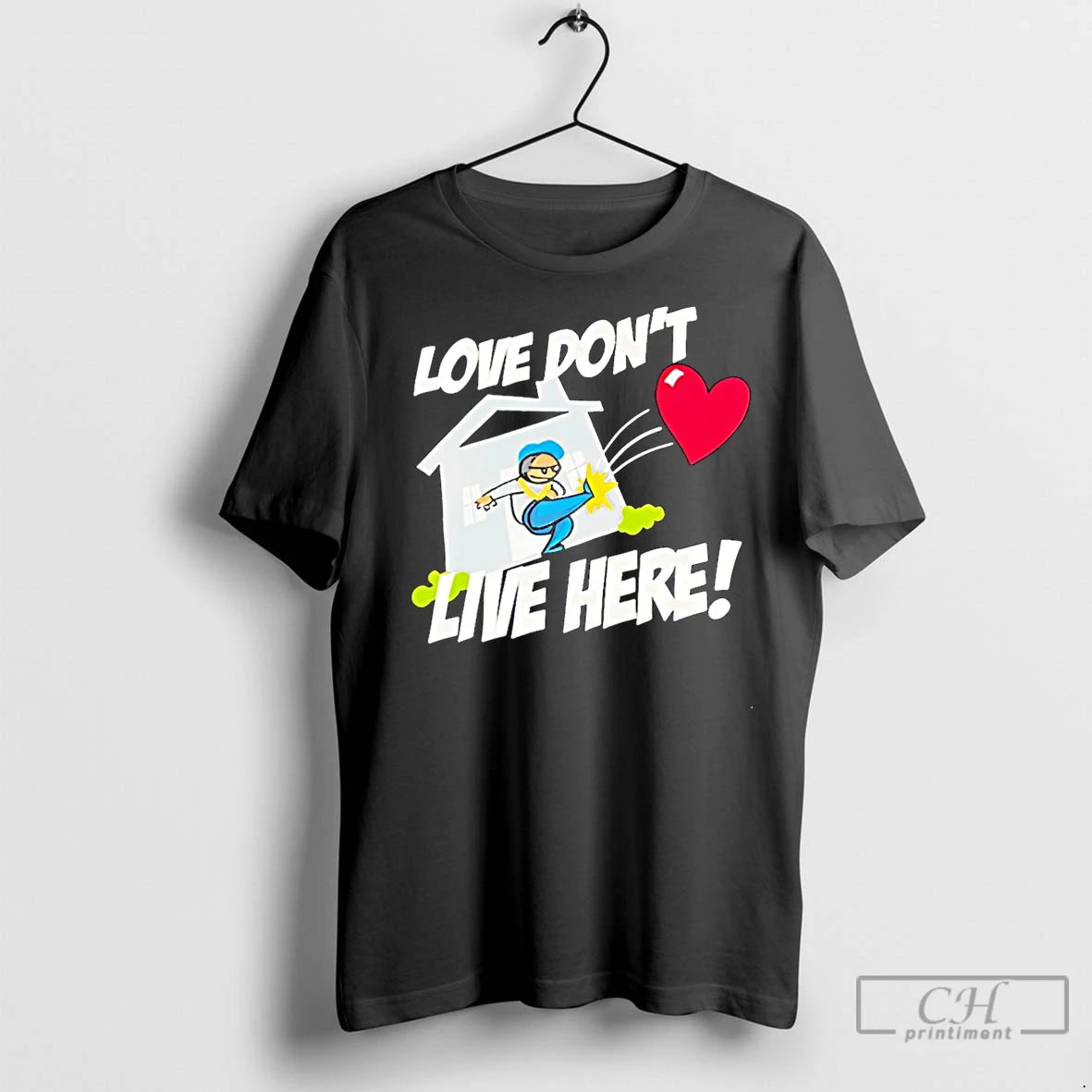 Classic Love Dont Live Here Christmas Ornaments Shirt Hoodie Sweatshirt | PurePodTees.com