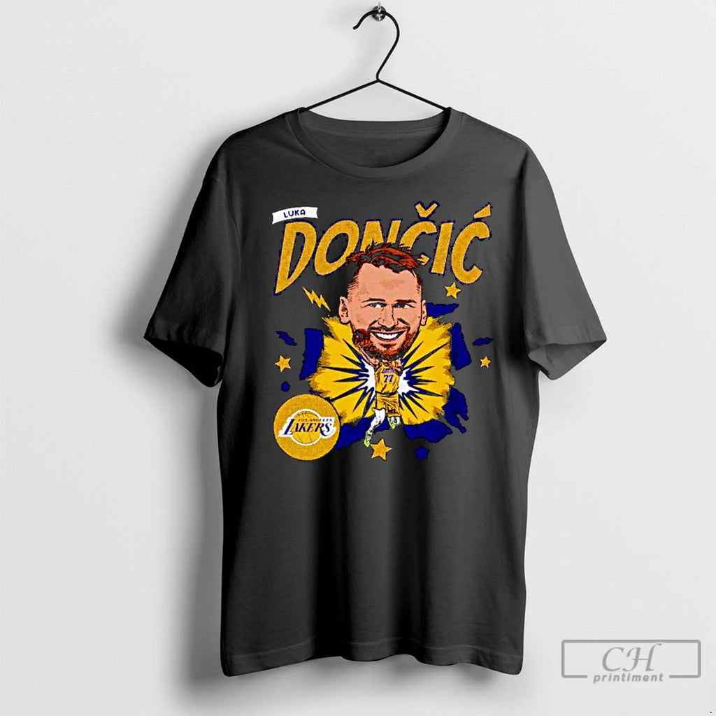 Classic Luka Doncic Nba Los Angeles Lakers Caricature Ornaments Shirt Hoodie Sweatshirt | PurePodTees.com