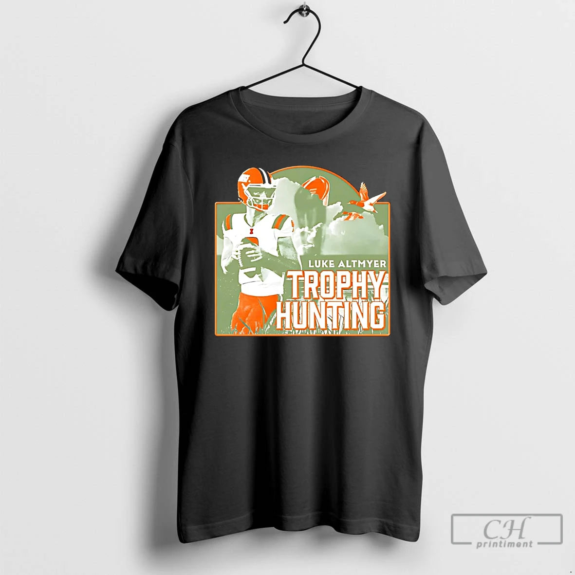 Classic Luke Altmyer Trophy Hunting Illinois Fighting Illini T Shirts Hoodie Sweatshirt | PurePodTees.com