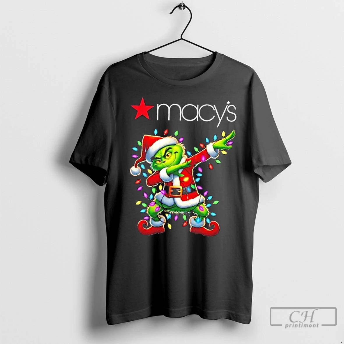 Classic Macys Grinch Dabbing Merry Christmas Shirt Hoodie Sweatshirt | PurePodTees.com