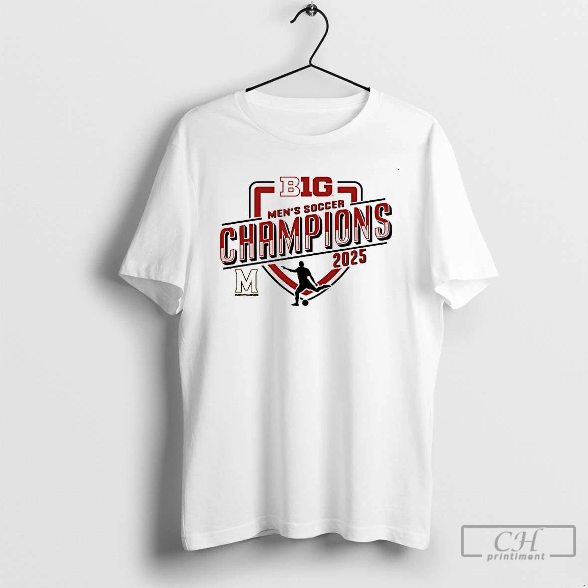 Classic Maryland Terrapins 2025 Big Ten Mens Soccer Regular Season Champions Shirt Hoodie Sweatshirt | PurePodTees.com