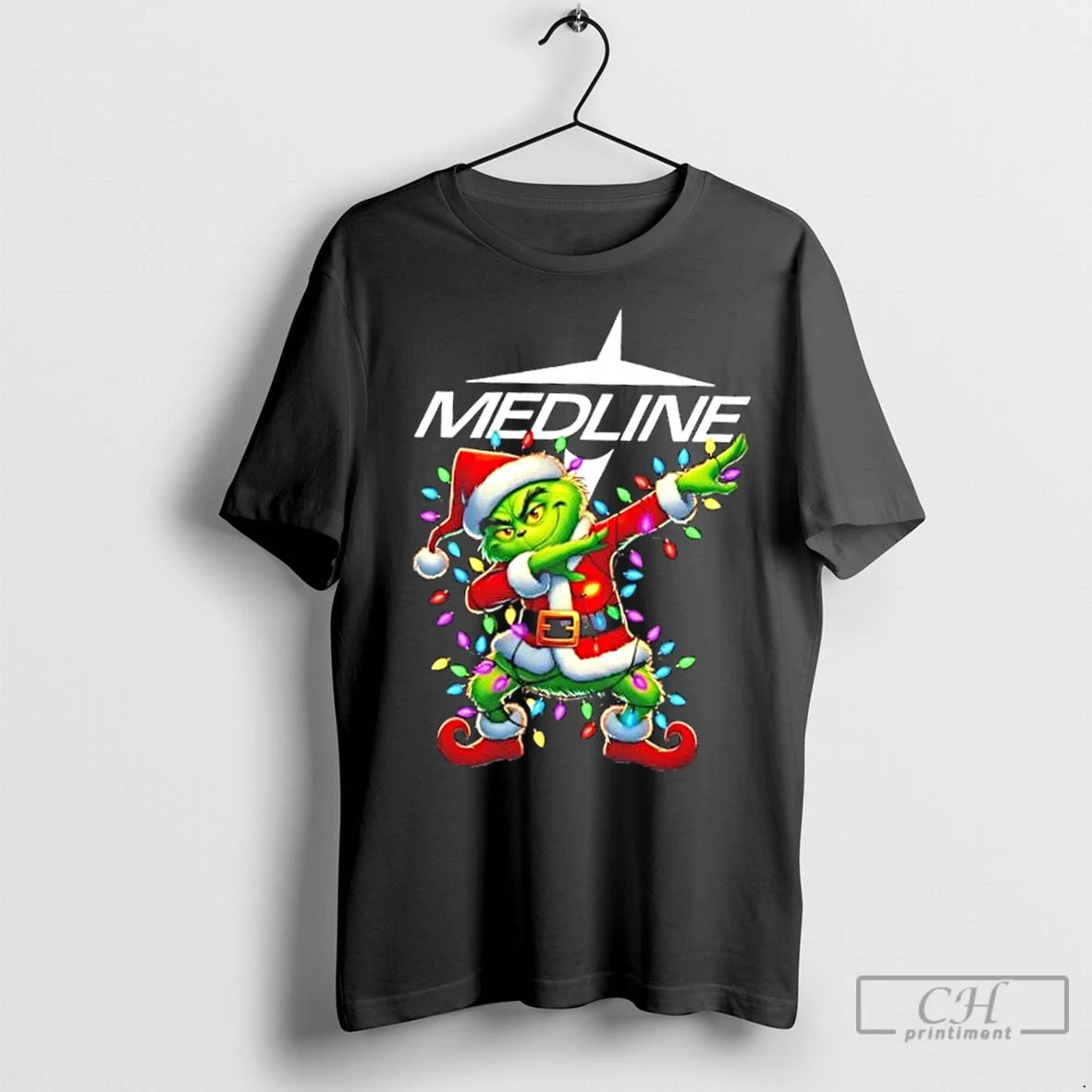 Classic Medline Grinch Dabbing Merry Christmas Shirt Hoodie Sweatshirt | PurePodTees.com