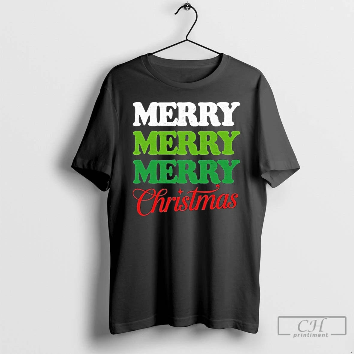 Classic Merry Merry Merry Christmas Shirt Hoodie Sweatshirt | PurePodTees.com