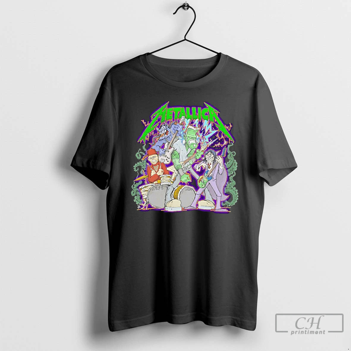 Classic Metallica 2025 Halloween Band T Shirts Hoodie Sweatshirt | PurePodTees.com