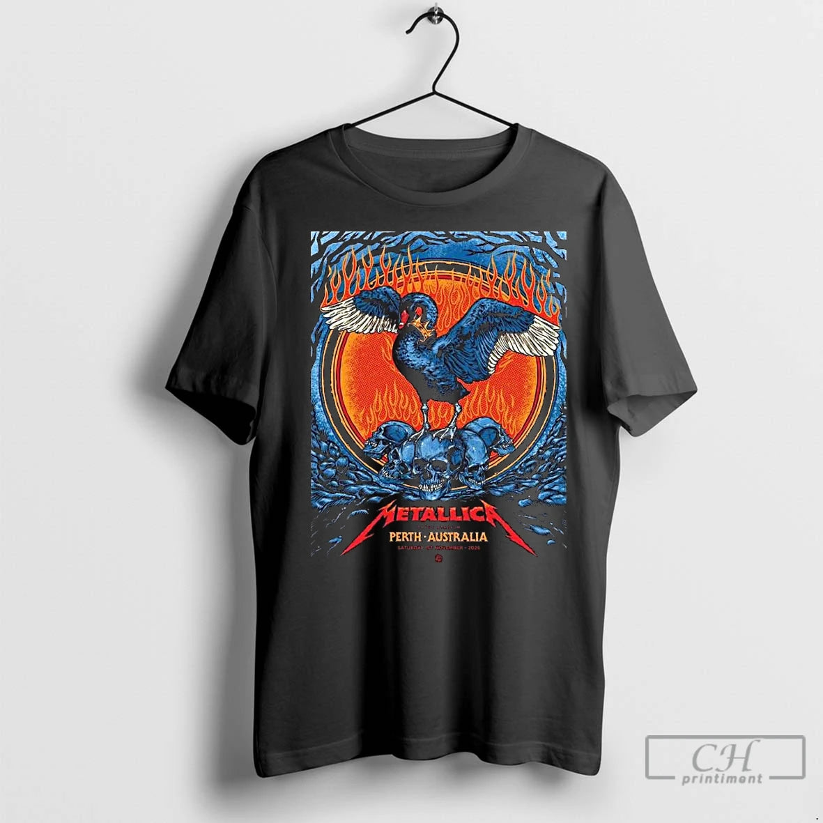 Classic Metallica M72 Optus Stadium Perth Australia 2025 Venue At On 1 November 2025 Long Shirt Hoodie Sweatshirt