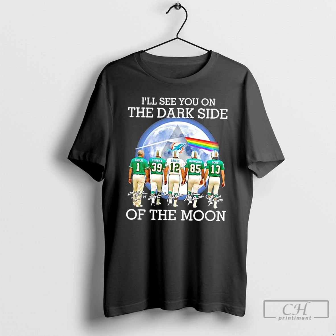 Classic Miami Dolphins Don Shula And Legends Ill See You On The Dark Side Of Shirt Hoodie Sweatshirt | PurePodTees.com