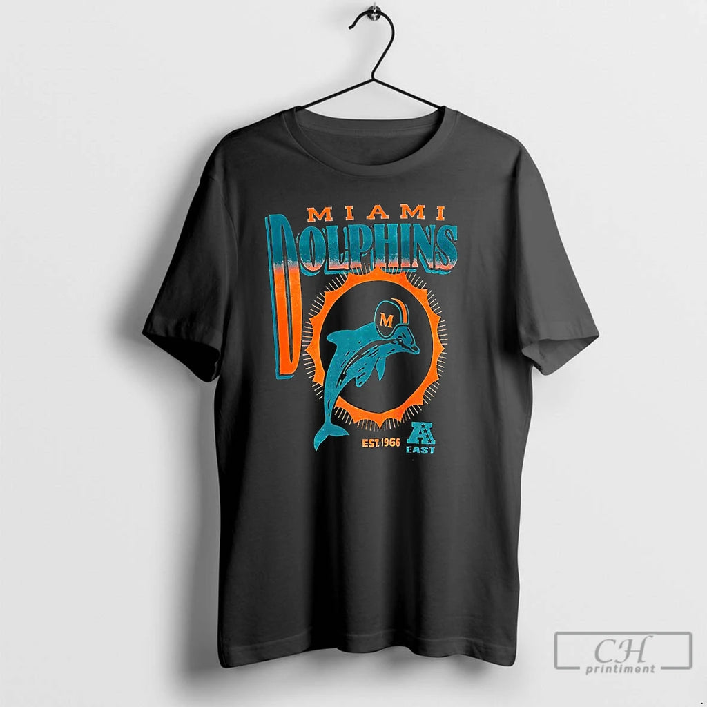 Classic Miami Dolphins Football Est 1966 Afc East T Shirts Hoodie Sweatshirt | PurePodTees.com