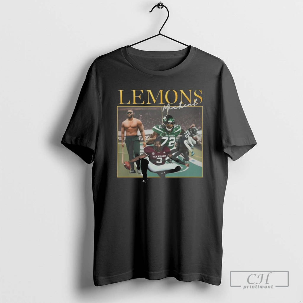 Classic Micheal Clemons Lemons New York Jets And Texas Am Aggies Graphic Shirt Sweater