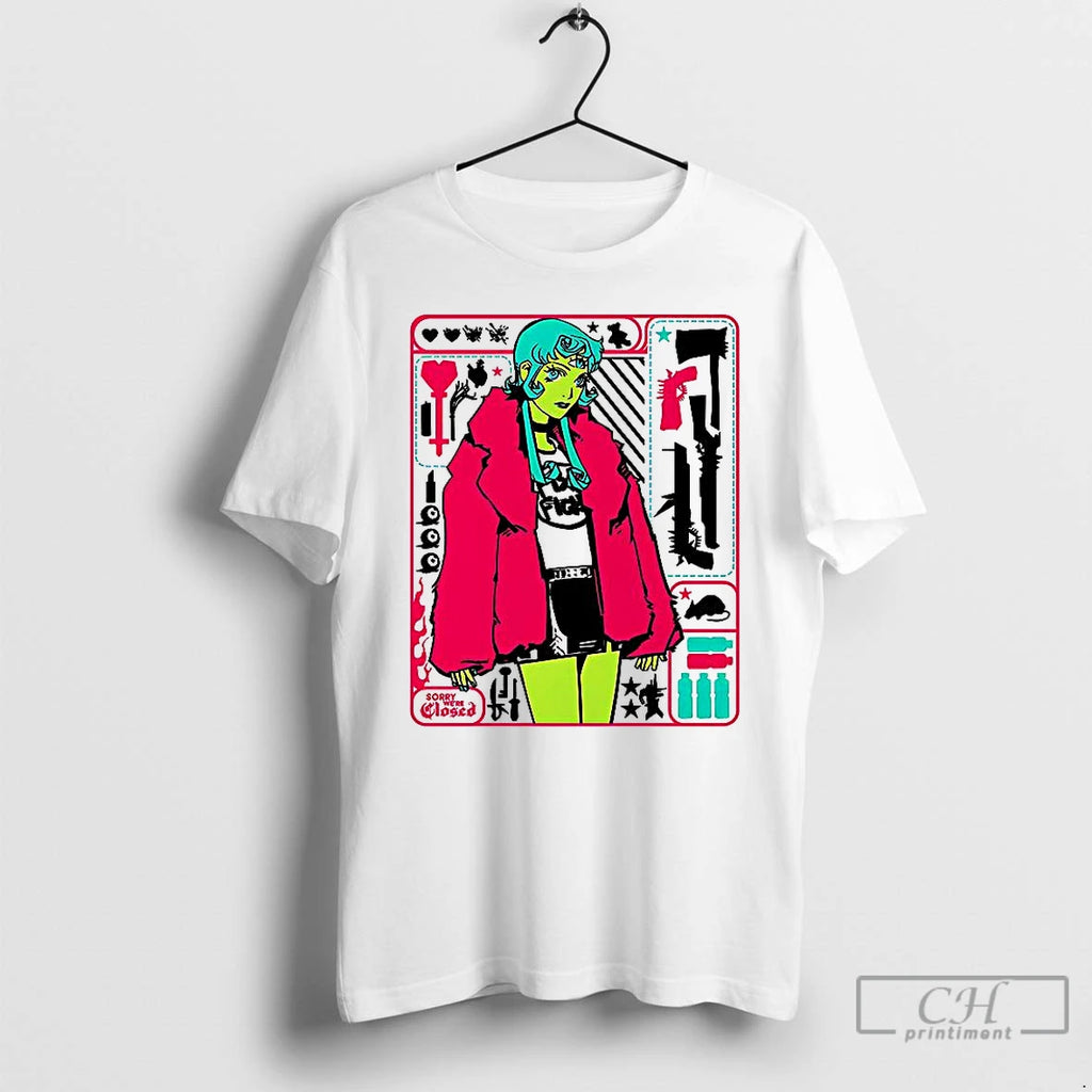 Classic Michelle Sorry Were Closed Anime Style Aliens T Shirts