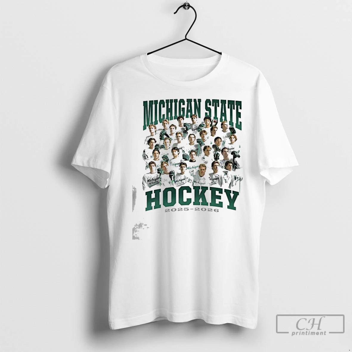 Classic Michigan State Hockey 2025 2026 Team Shirt Hoodie Sweatshirt | PurePodTees.com