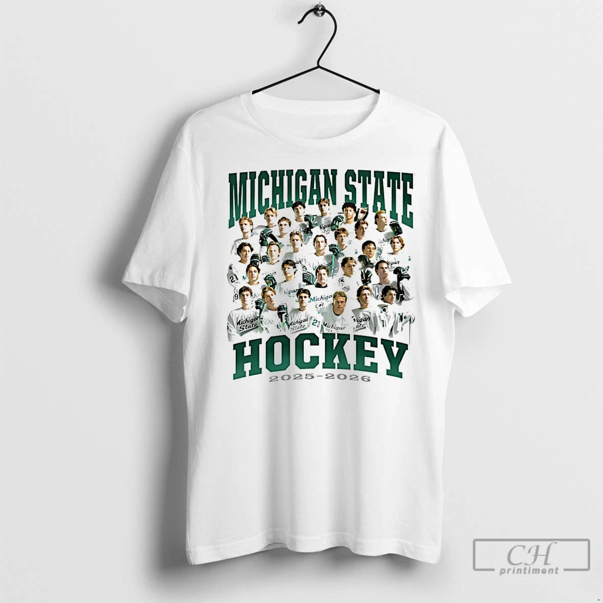 Classic Michigan State Mens Ice Hockey 2025 26 All Team Christmas Ornaments Shirt Hoodie Sweatshirt | PurePodTees.com