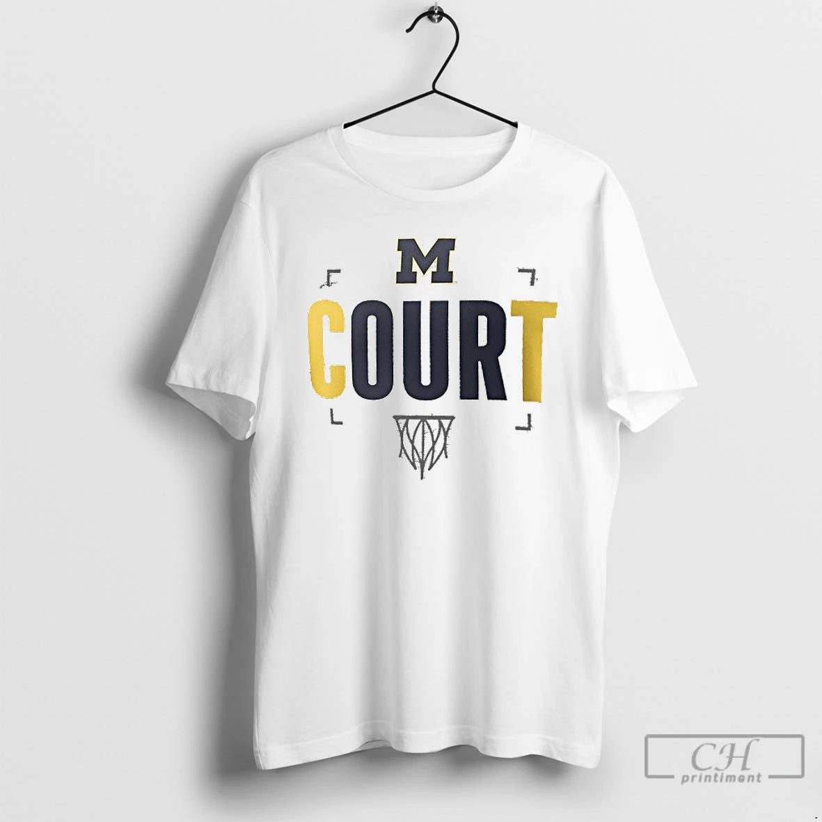Classic Michigan Wolverines Basketball Our Court Shirt Hoodie Sweatshirt | PurePodTees.com