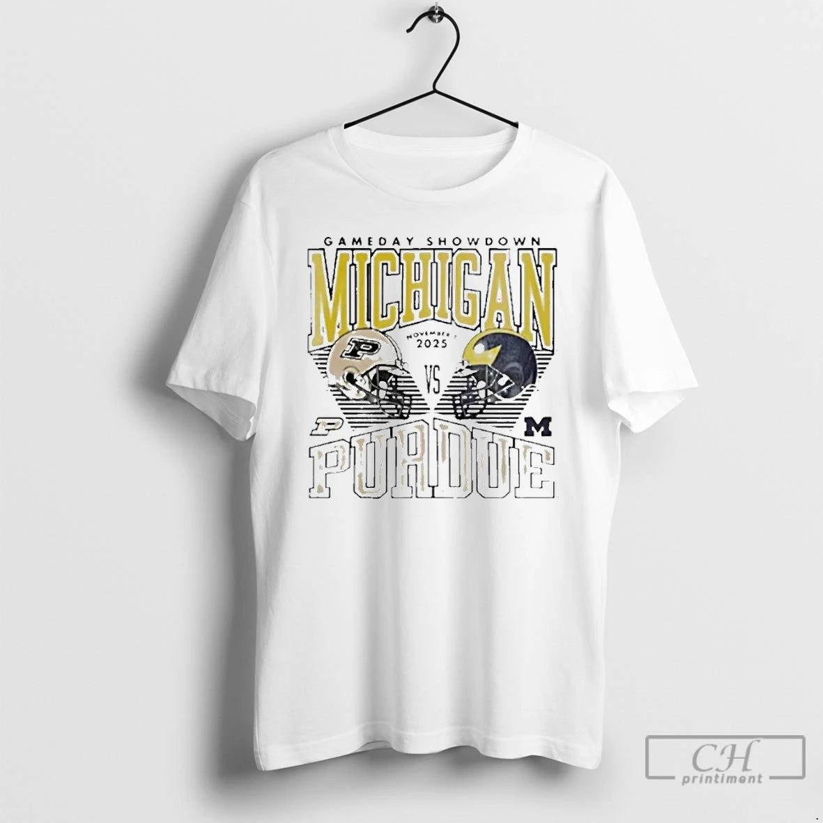 Classic Michigan Wolverines Vs Purdue Boilermakers Gameday Showdown 2025 T Shirts Hoodie Sweatshirt | PurePodTees.com