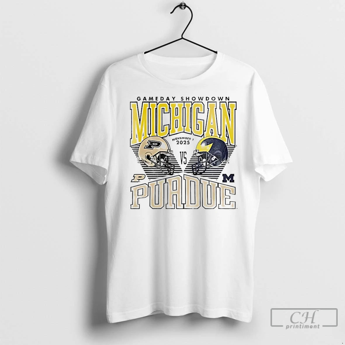 Classic Michigan Wolverines Vs Purdue Boilermakers Gameday Showdown 2025 Shirt Hoodie Sweatshirt | PurePodTees.com