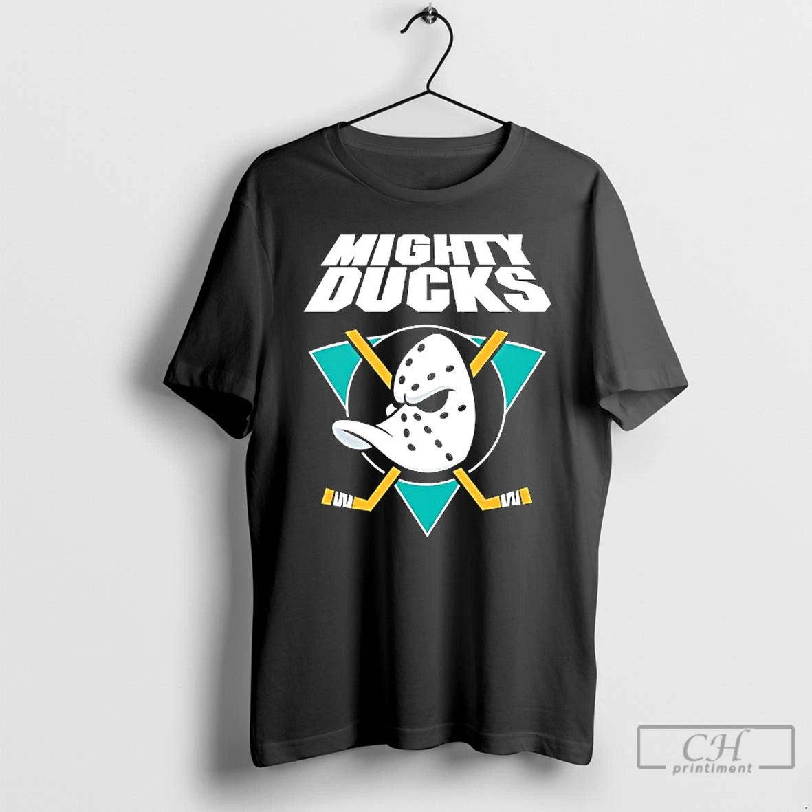 Classic Mighty Anaheim Ducks Logo T Shirts Hoodie Sweatshirt | PurePodTees.com